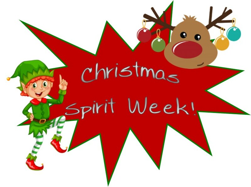 Christmas Spirit Week graphic