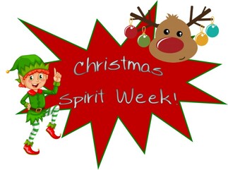 Christmas Spirit Week graphic