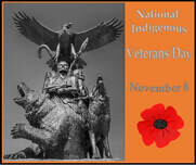 National Indigenous Veterans Day poster